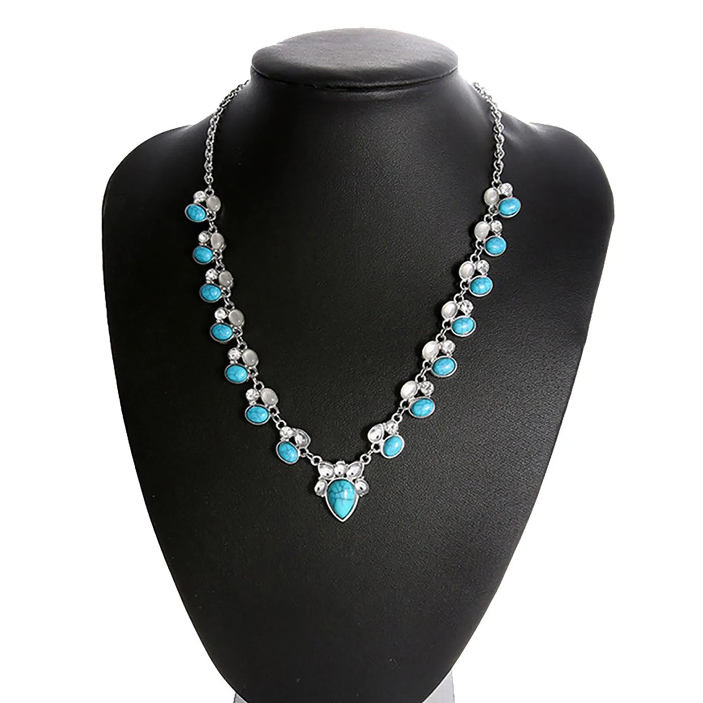 Pearl & Turquoise Harmony Necklace by Seranna Bay