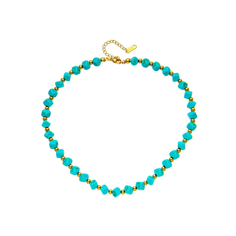 Ocean Breeze Turquoise Necklace by Seranna Bay
